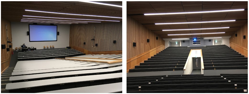 Lecture Theatre with tiered seating.